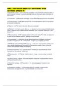 AMT 2 TEST PAPER 2025&sol;2026 QUESTIONS WITH ANSWERS GRADED A&plus;