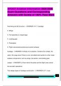 AFOQT Aviation Information 2025&sol;2026  Exam Questions and Corresponding  Answers with Surety of 100&percnt; Pass Mark 