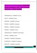 AFOQT EXAM PACKAGE DEAL QUESTIONS AND VERIFIED DETAILED ANSWERS &vert; 100&percnt; GUARANTEED PASS &vert; ALREADY GRADED A&plus;