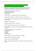 BPI BUILDING ANALYST FINAL PAPER 2025&sol;2026 QUESTIONS WITH ANSWERS GRADED A&plus;