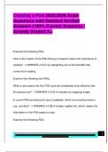 Creating a PSA 2025&sol;2026 Exam  Questions with Detailed Verified  Answers &lpar;100&percnt; Correct Answers&rpar; &vert;  Already Graded A&plus; 