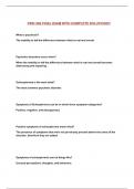 PBSI 306 FINAL EXAM WITH COMPLETE SOLUTIONS&excl;&excl;