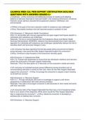 CALMHSA MEDI-CAL PEER SUPPORT CERTIFICATION 2025&sol;2026 QUESTIONS WITH ANSWERS GRADED A&plus;