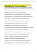 CALMHSA MEDI-CAL PEER SUPPORT SPECIALIST TEST PAPERS 2025&sol;2026 QUESTIONS WITH ANSWERS GRADED A&plus;