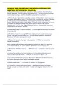 CALMHSA MEDI-CAL PEER SUPPORT STUDY GUIDE 2025&sol;2026 QUESTIONS WITH ANSWERS GRADED A&plus;