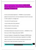 MLO Licensing Test &lpar;2024&rpar; 2025&sol;2026  Exam Questions and Verified Answers &vert;  Already Graded A&plus;