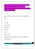 PSA &lpar;PRESCRIBING SAFETY ASSESSMENT&rpar; EXAM PACKAGE DEAL QUESTIONS AND VERIFIED DETAILED ANSWERS &vert; 100&percnt; GUARANTEED PASS &vert; ALREADY GRADED A&plus;