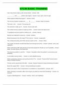 STCW BASIC TRAINING EXAM QUESTIONS AND ANSWERS
