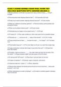 CLASS F LICENSE GEORGIA EXAM FINAL PAPER TEST 2025&sol;2026 QUESTIONS WITH ANSWERS GRADED A&plus;