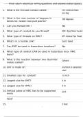 Final exam electrical wiring questions and answers latest update 
