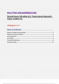 Solution and Answer Guide  Personal finance 14th edition by E&period; Thomas Garman Raymond E&period; Forgue&comma; Jonathan Fox  All Chapters 1-17