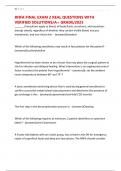 RNFA FINAL EXAM 2 REAL QUESTIONS WITH VERIFIED SOLUTIONS&sol;A&plus; GRADE&sol;2025