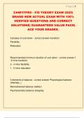 CANFITPRO - FIS THEORY EXAM 2025&vert;  BRAND NEW ACTUAL EXAM WITH 100&percnt;  VERIFIED QUESTIONS AND CORRECT  SOLUTIONS&vert; GUARANTEED VALUE PACK&vert;  ACE YOUR GRADES&period; 