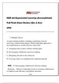 NUR 333 Experiential Learning-Acc (ASU) Full Finals Exam Review 2025 (With Solns)