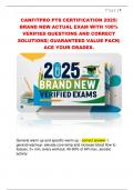 CANFITPRO PTS CERTIFICATION 2025&vert;  BRAND NEW ACTUAL EXAM WITH 100&percnt;  VERIFIED QUESTIONS AND CORRECT  SOLUTIONS&vert; GUARANTEED VALUE PACK&vert;  ACE YOUR GRADES&period;