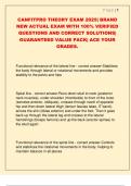 CANFITPRO THEORY EXAM 2025&vert; BRAND  NEW ACTUAL EXAM WITH 100&percnt; VERIFIED  QUESTIONS AND CORRECT SOLUTIONS&vert;  GUARANTEED VALUE PACK&vert; ACE YOUR  GRADES&period; 