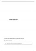 CERAP TEST QUESTIONS WITH CORRECT ANSWERS &vert; LATEST GRADED A&plus;