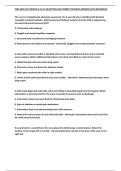 PEDS HESI EXIT VERSION 4 ALL 55 QUESTIONS AND CORRECT DETAILED ANSWERS WITH RATIONALES