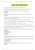 AAPD QE BOARD EXAM QUESTIONS AND ANSWERS