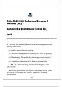 D024 NURS 5201 Professional Presence & Influence &lpar;NE&rpar; FA Review 2025 &lpar;With Solns&rpar;&period;