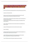 DAANCE final Exam Questions and Answers Graded A&plus; Latest Versions 2025 GRADED A&plus;&period;