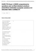 NURS 172-Exam 4 &lpar;2025&rpar; comprehensive questions and verified detailed solutions &lpar;MULTIPLE CHOICES&rpar; &vert;complete solutions &vert;A&plus; GRADED &vert;100&percnt; CORRECT&excl;&excl;