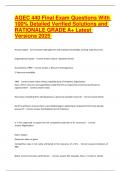 AGEC 440 Final Exam Questions With 100- Detailed Verified Solutions and RATIONALE GRADE A&plus; Latest