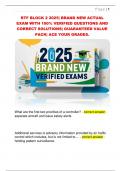 RTF BLOCK 2 2025&vert; BRAND NEW ACTUAL  EXAM WITH 100&percnt; VERIFIED QUESTIONS AND  CORRECT SOLUTIONS&vert; GUARANTEED VALUE  PACK&vert; ACE YOUR GRADES&period; 
