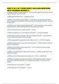 FDNY P-99 C OF F EXAM SCRIPT 2025&sol;2026 QUESTIONS WITH ANSWERS GRADED A&plus;