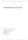 NATIONAL PSI EXAM PRACTICE TEST ACTUAL CORRECT EXAMS WITH VERIFIED DETAILED