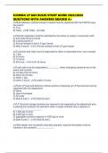 FLORIDA LP GAS RULES STUDY GUIDE 2025&sol;2026 QUESTIONS WITH ANSWERS GRADED A&plus;