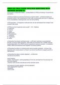 FNDH 620 FINAL PAPER 2025&sol;2026 QUESTIONS WITH ANSWERS GRADED A&plus;