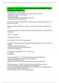 FNDH 620 PRACTICE EXAM 2025&sol;2026 QUESTIONS WITH ANSWERS GRADED A&plus;