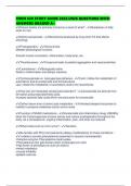 FNDH 620 STUDY GUIDE 2025&sol;2026 QUESTIONS WITH ANSWERS GRADED A&plus;