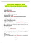 EMS 131 FINAL EXAM STUDY GUIDE QUESTIONS & VERIFIED CORRECT ANSWERS