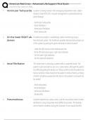 American Red Cross - Advanced Life Support Final Exam 2025 EDITION