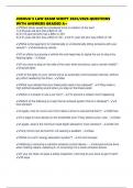 JOSHUA'S LAW EXAM SCRIPT 2025&sol;2026 QUESTIONS WITH ANSWERS GRADED A&plus;