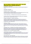 MD STATIONARY ENGINEER EXAM SCRIPT 2025&sol;2026 QUESTIONS WITH ANSWERS GRADED A&plus;