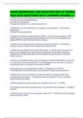 NAMS MENOPAUSE CERTIFICATION END OF COURSE 2025&sol;2026 QUESTIONS WITH ANSWERS GRADED A&plus;