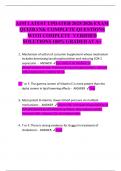 A4M LATEST UPDATED 2025&sol;2026 EXAM  QUIZBANK COMPLETE QUESTIONS  WITH COMPLETE  VERIFIED  SOLUTIONS 100&percnt; GRADED AT A&plus; 