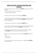 DMACC CNA FINAL UPDATED QUESTIONS AND ANSWERS&period;