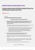 Instructor&rsquo;s Solution manual for  Accounting information systems 15th Edition by Marshall B&period; Romney&comma; Paul  J&period; Steinbart&comma; Scott L&period; Summers&comma; David A&period; Wood All Chapters 1-24