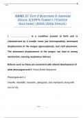  NBME 27 TEST 2 QUESTIONS & ANSWERS &vert;GRADE A&vert;100&percnt; CORRECT &lpar;VERIFIED SOLUTIONS&rpar; &lpar;2025&sol;2026 UPDATE&rpar; 