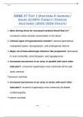 NBME 27 TEST 1 QUESTIONS & ANSWERS &vert;GRADE A&vert;100&percnt; CORRECT &lpar;VERIFIED SOLUTIONS&rpar; &lpar;2025&sol;2026 UPDATE&rpar; 