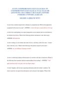ATI PN COMPREHENSIVE EXIT EXAM &sol; PN COMPREHENSIVE EXIT EXAM ACTUAL EXAM OVER 180 QUESTIONS AND CORRECT ANSWERS&vert; ALREADY GRADED A&plus;&vert;&vert; NEW&excl;&excl;