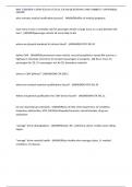 DOT CERTIFICATION EXAM ACTUAL EXAM QUESTIONS AND CORRECT ANSWERS&vert;A GRADE