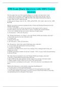 STR Exam &vert;Study Questions with 100&percnt; Correct Answers