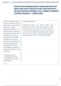 EVOLVE HESI PHARMACOLOGY EXAM AND PRACTICE  QUESTIONS EXAM COMPLETE EXAM QUESTIONS WITH  DETAILED VERIFIED ANSWERS &lpar;100&percnt; CORRECT ANSWERS&rpar;  &sol;ALREADY GRADED A&plus; &sol;&sol; BRAND NEW&excl;&excl;