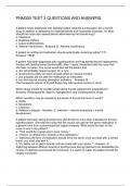 PNM300 TEST 3 QUESTIONS AND ANSWERS