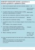 NABCEP ASSOCIATE EXAM 1 questions & answers graded A&plus; updated to pass
